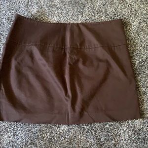 Express mini brown skirt